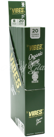 Vibes Cones 20pk - Organic Hemp