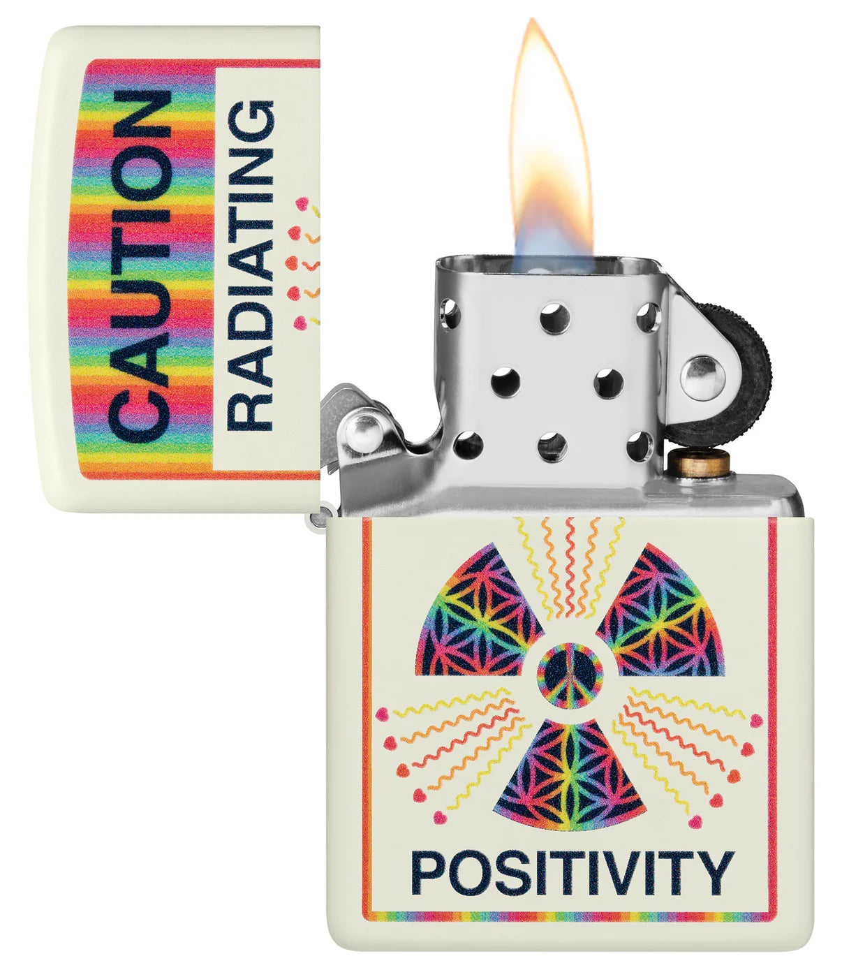 Zippo Lighter $36.95 - Glow In The Dark Caution