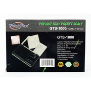 Weigh Max Digital Pop-Out Tray Pocket Scale 1000g x 0.1g