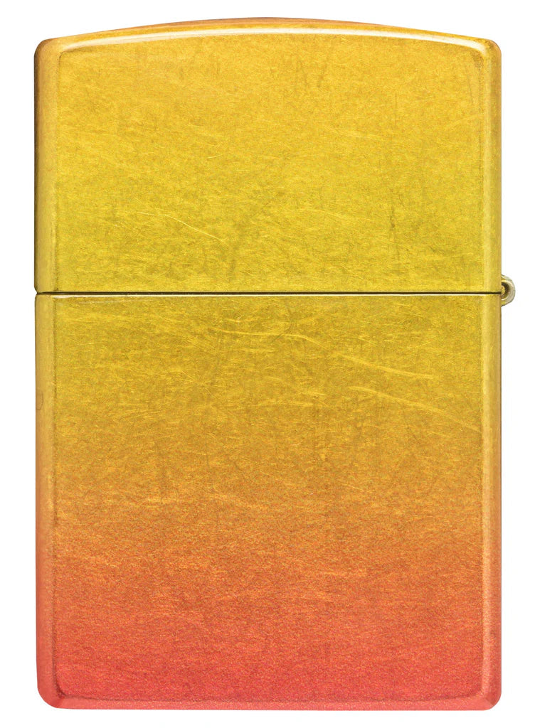 Zippo Lighter $45.95-Ombre Orange Yellow