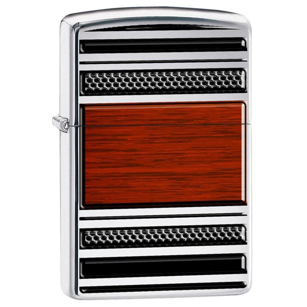 Zippo Lighter $34.95 - Steel And Wood