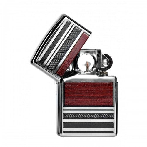 Zippo Lighter $34.95 - Steel And Wood