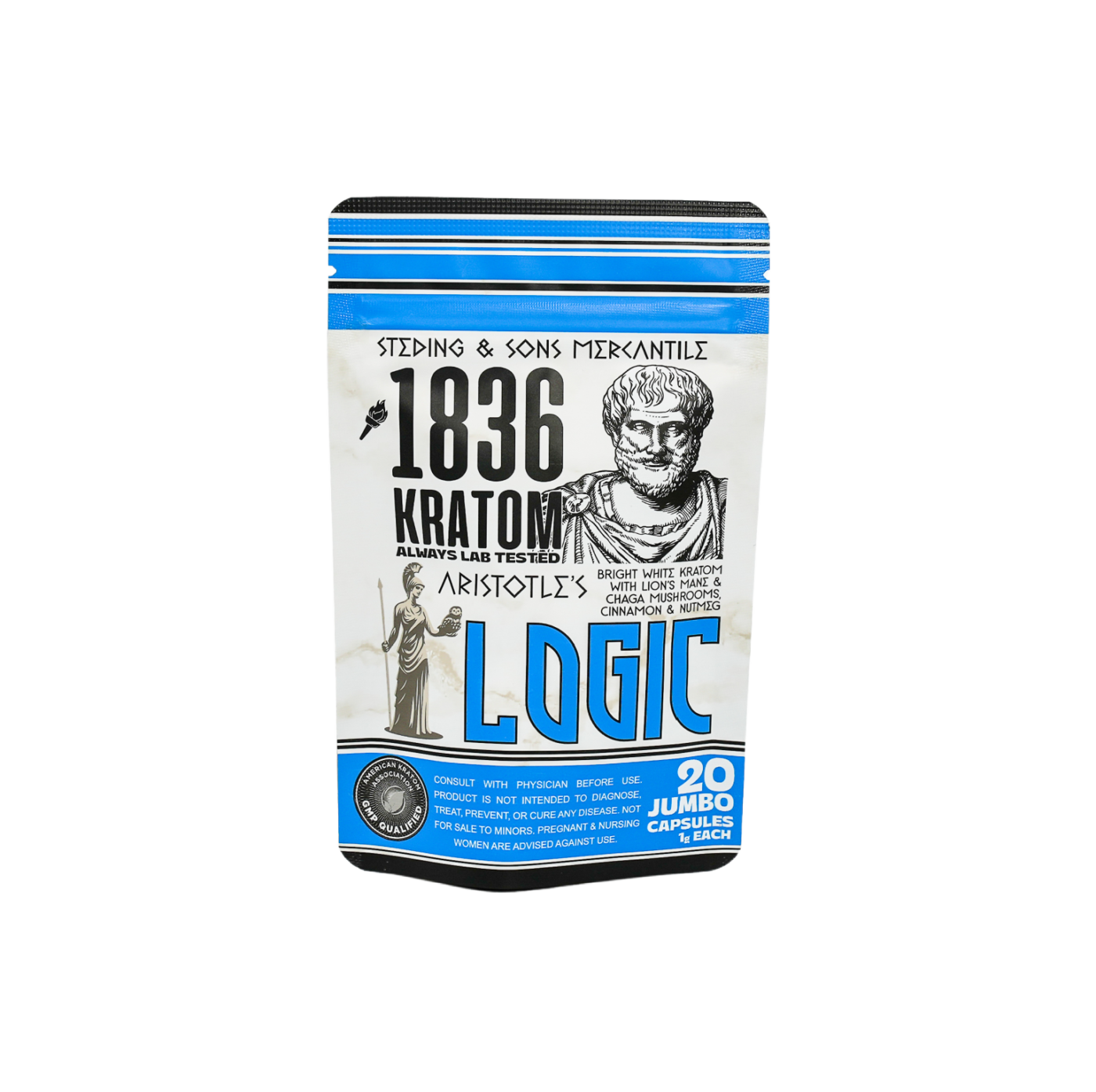 1836 Kratom 20 Count Caps