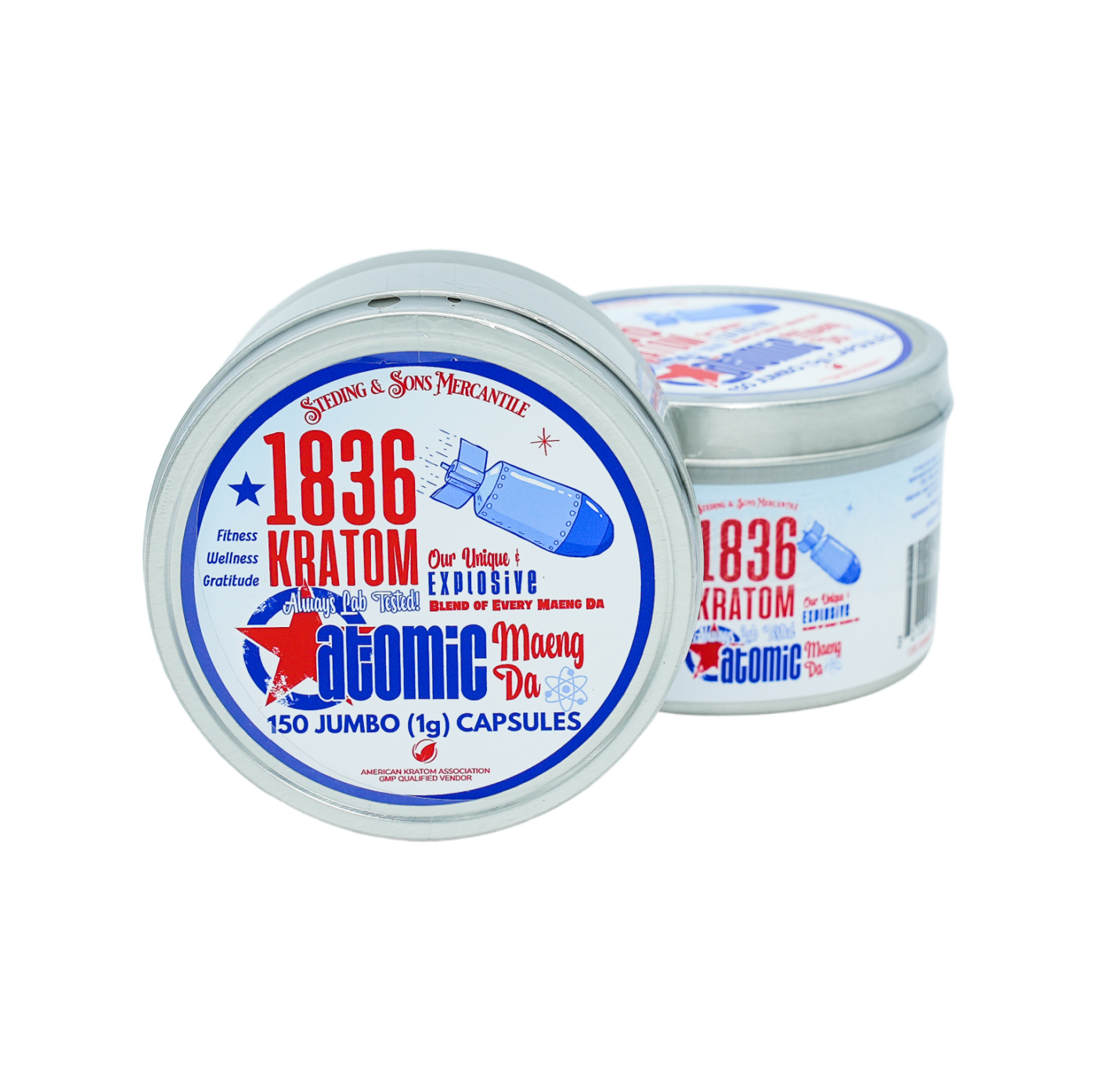 1836 Kratom 150 Ct Caps