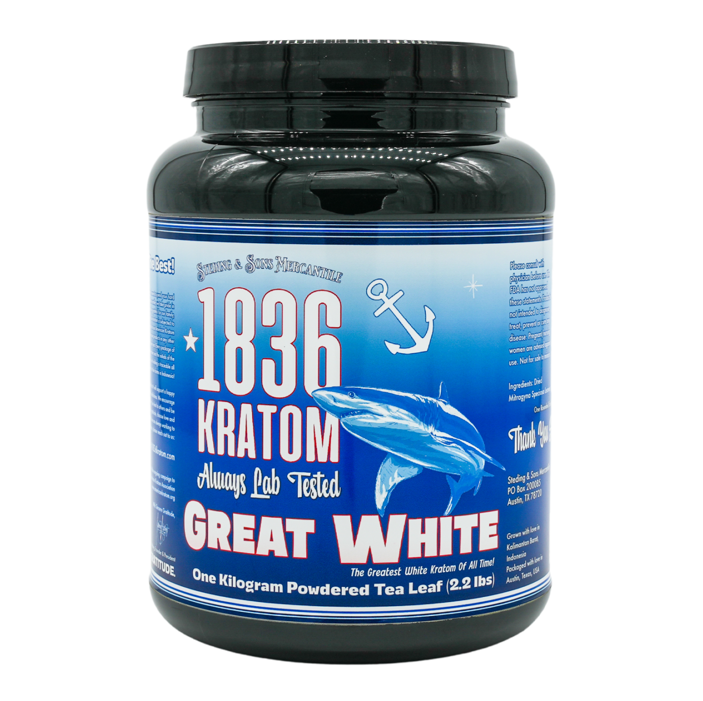 1836 Kratom 1 Kilogram Powder