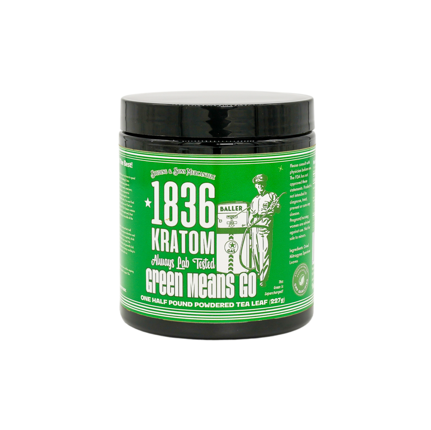 1836 Kratom 1/2lb Powder