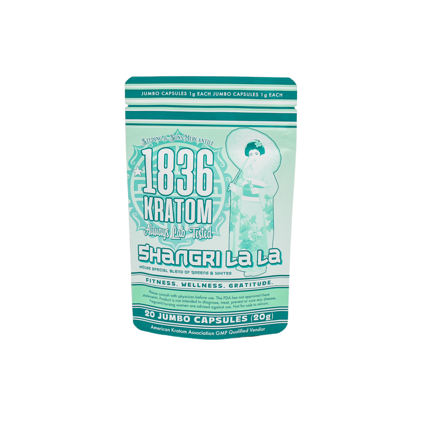 1836 Kratom 20 Count Caps