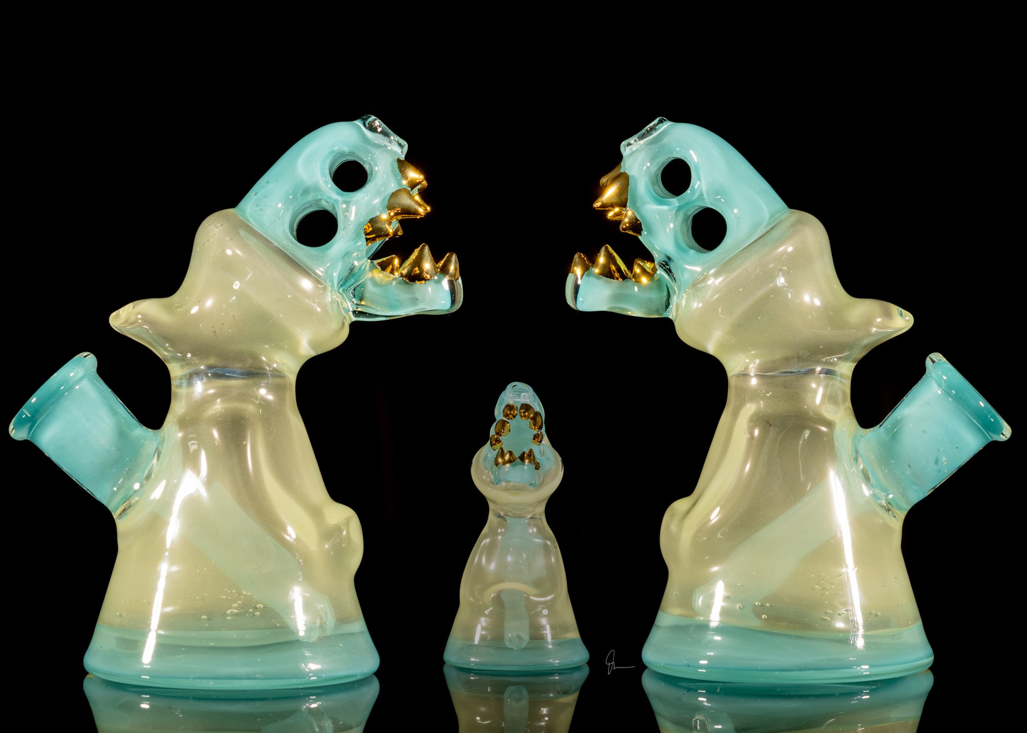Enuff Glass - Dino Hooded Teeth