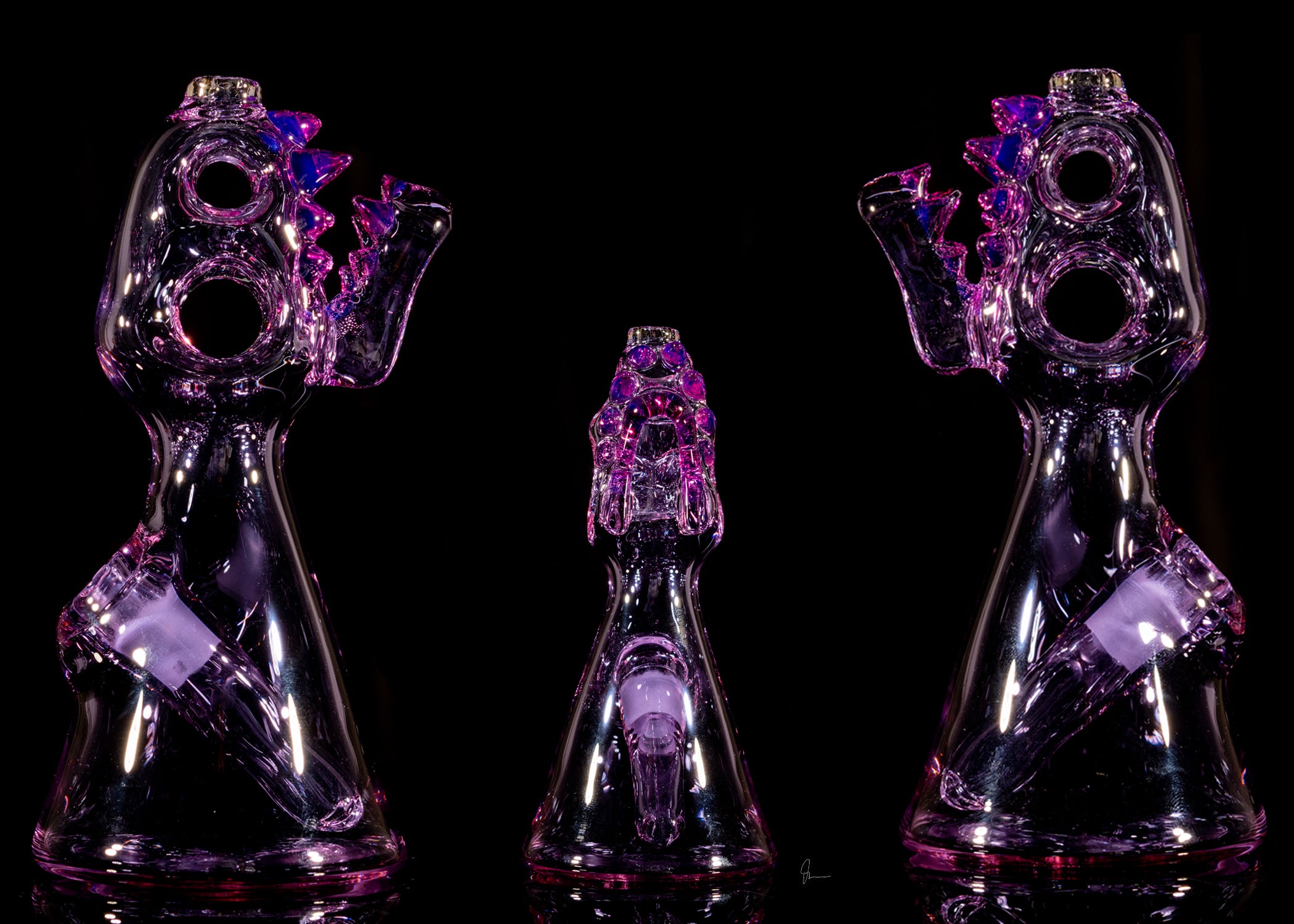 Enuff Glass - Color T-rex Beaker