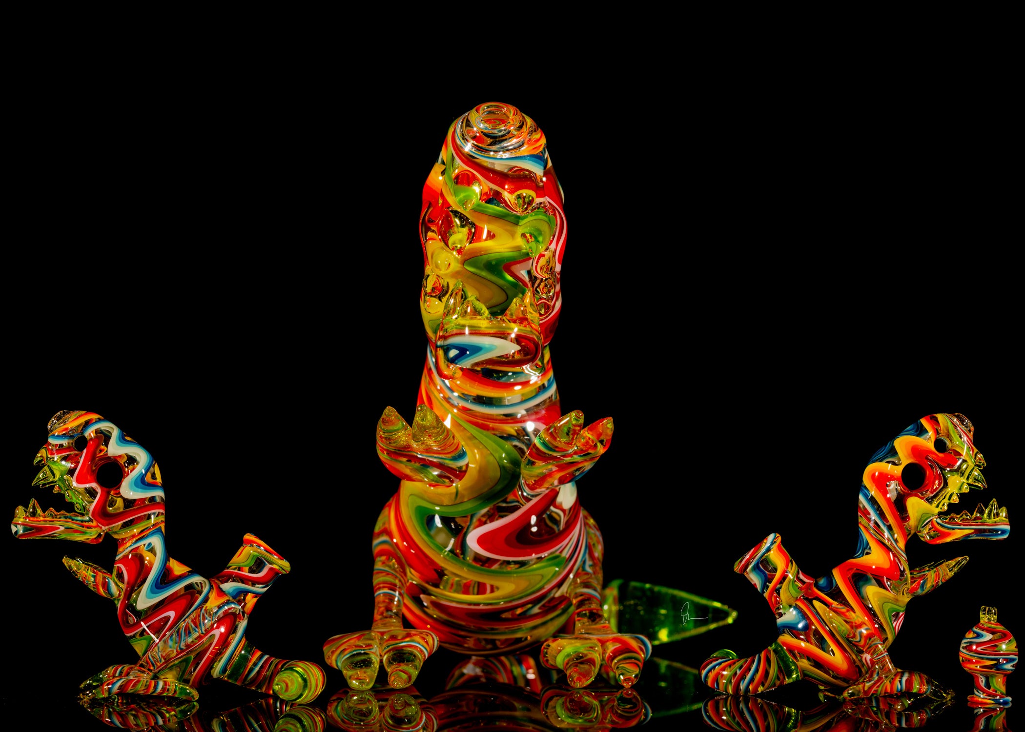 Enuff Glass Full Dino