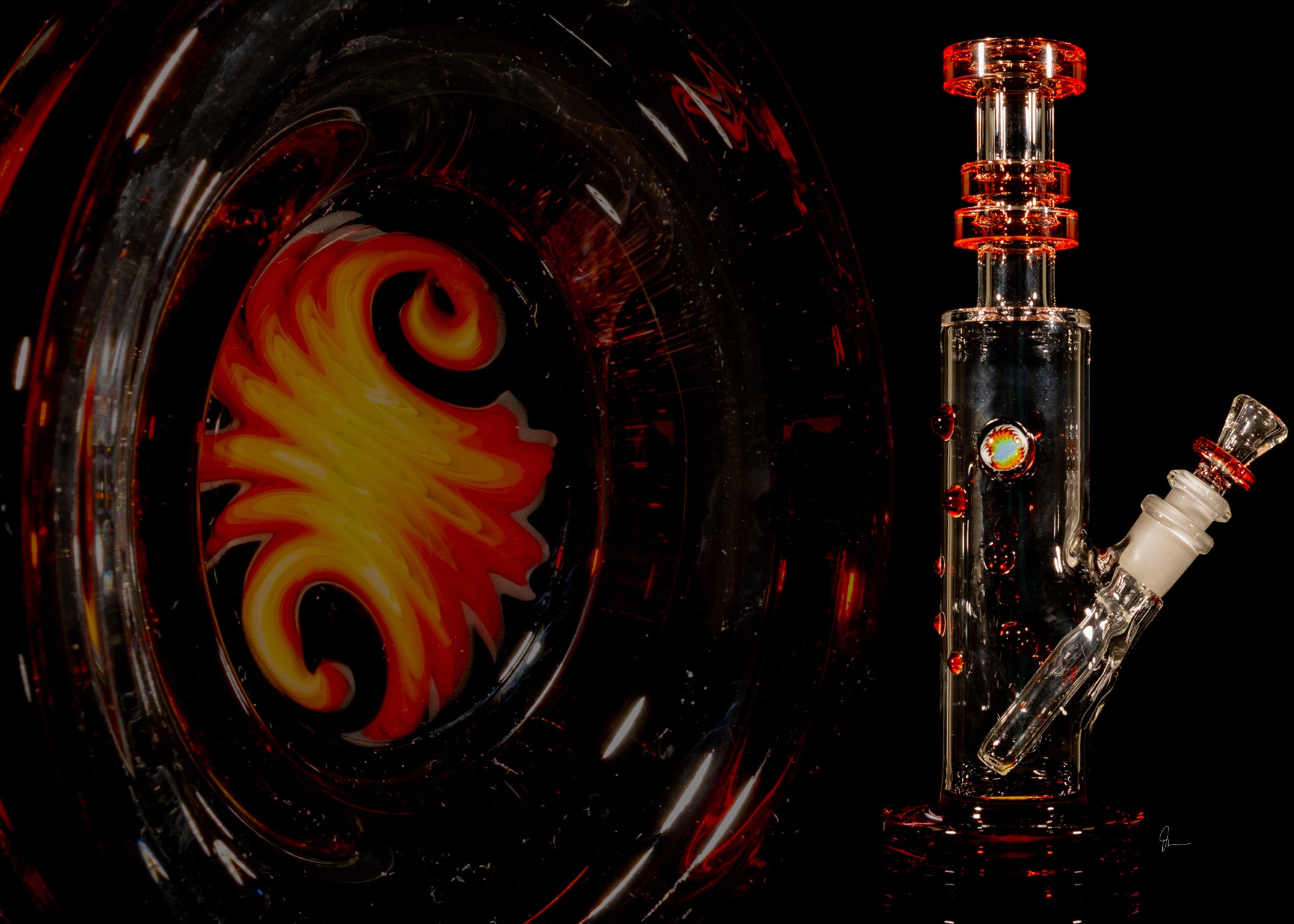 Hubbard Glass Flower Tube