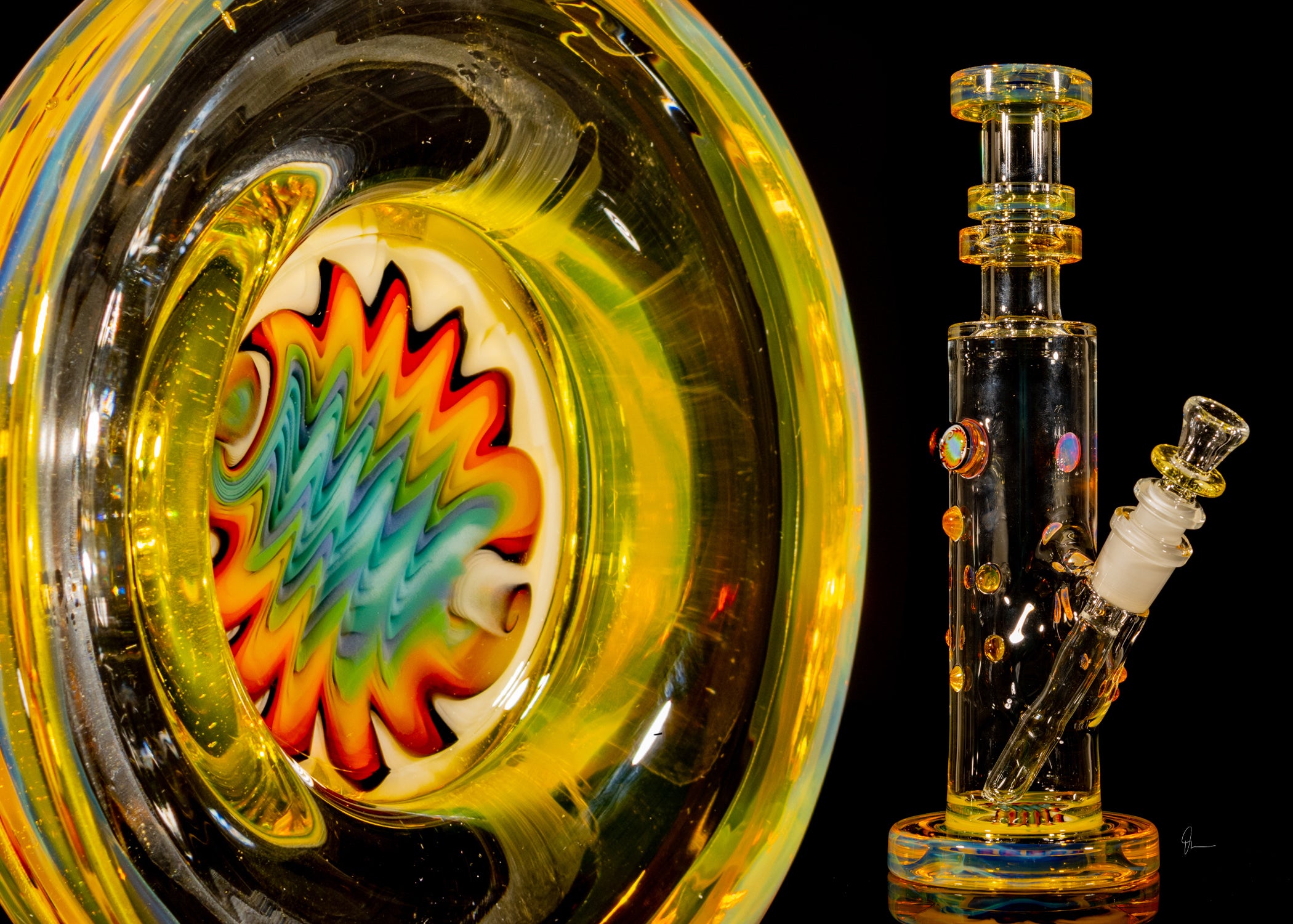Hubbard Glass Flower Tube