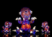 Amorphous Baby Dino-Blue w/red