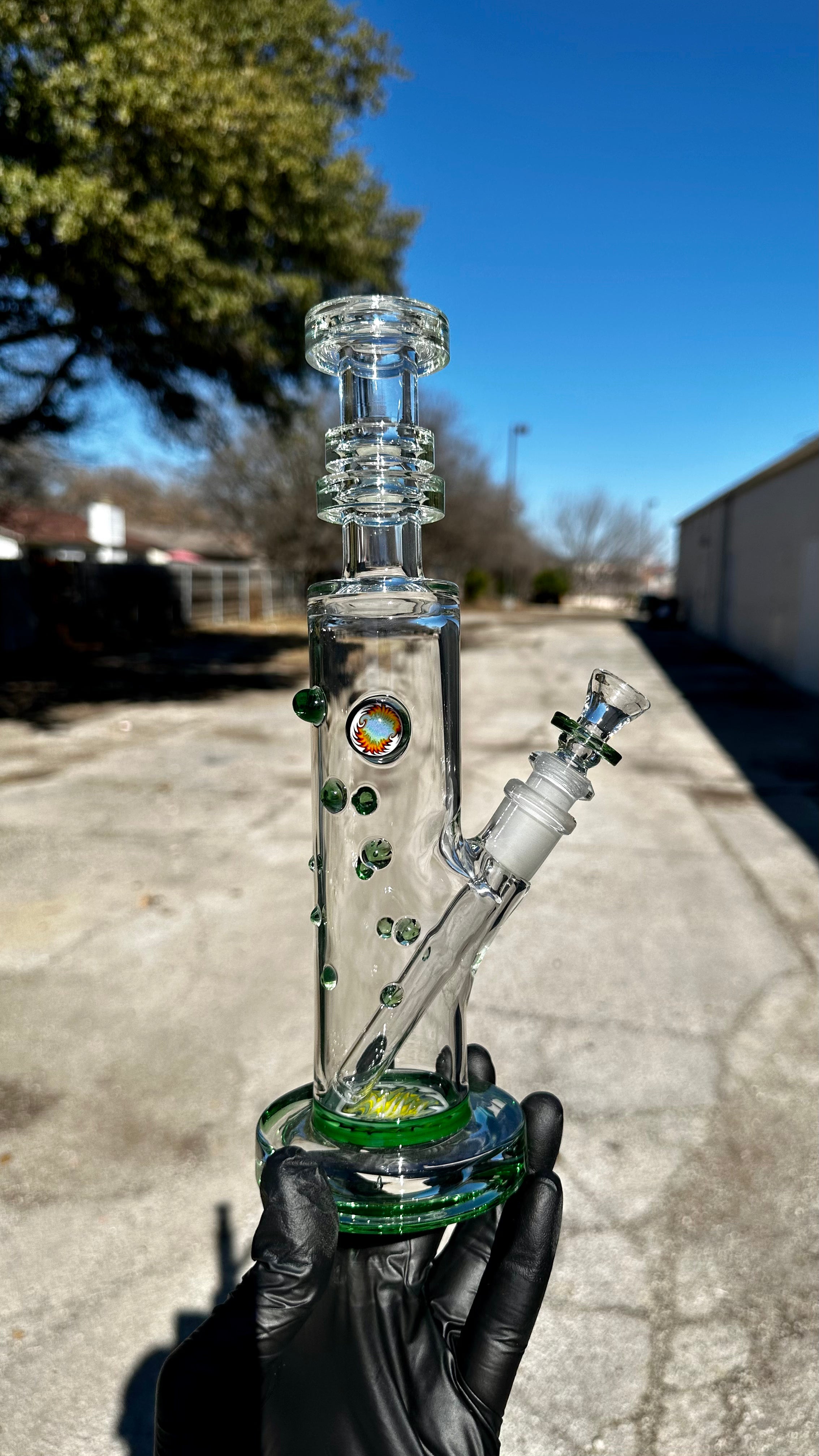 Hubbard Glass Flower Tube