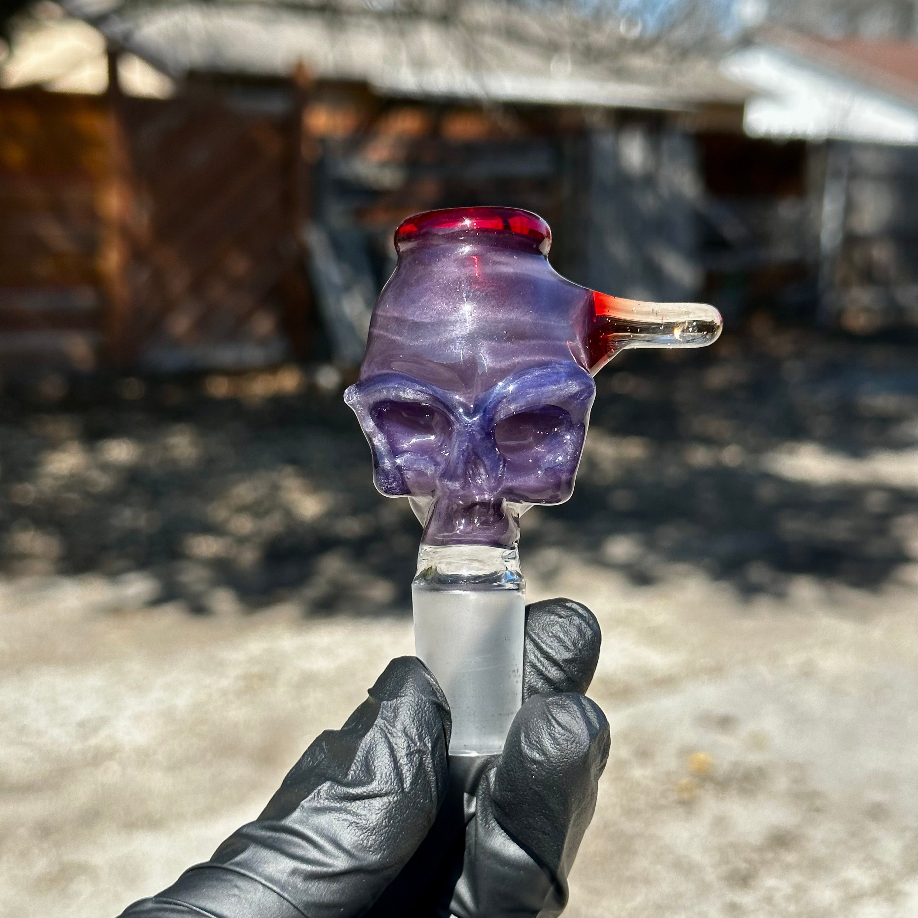Mango Glass Skull Bowl