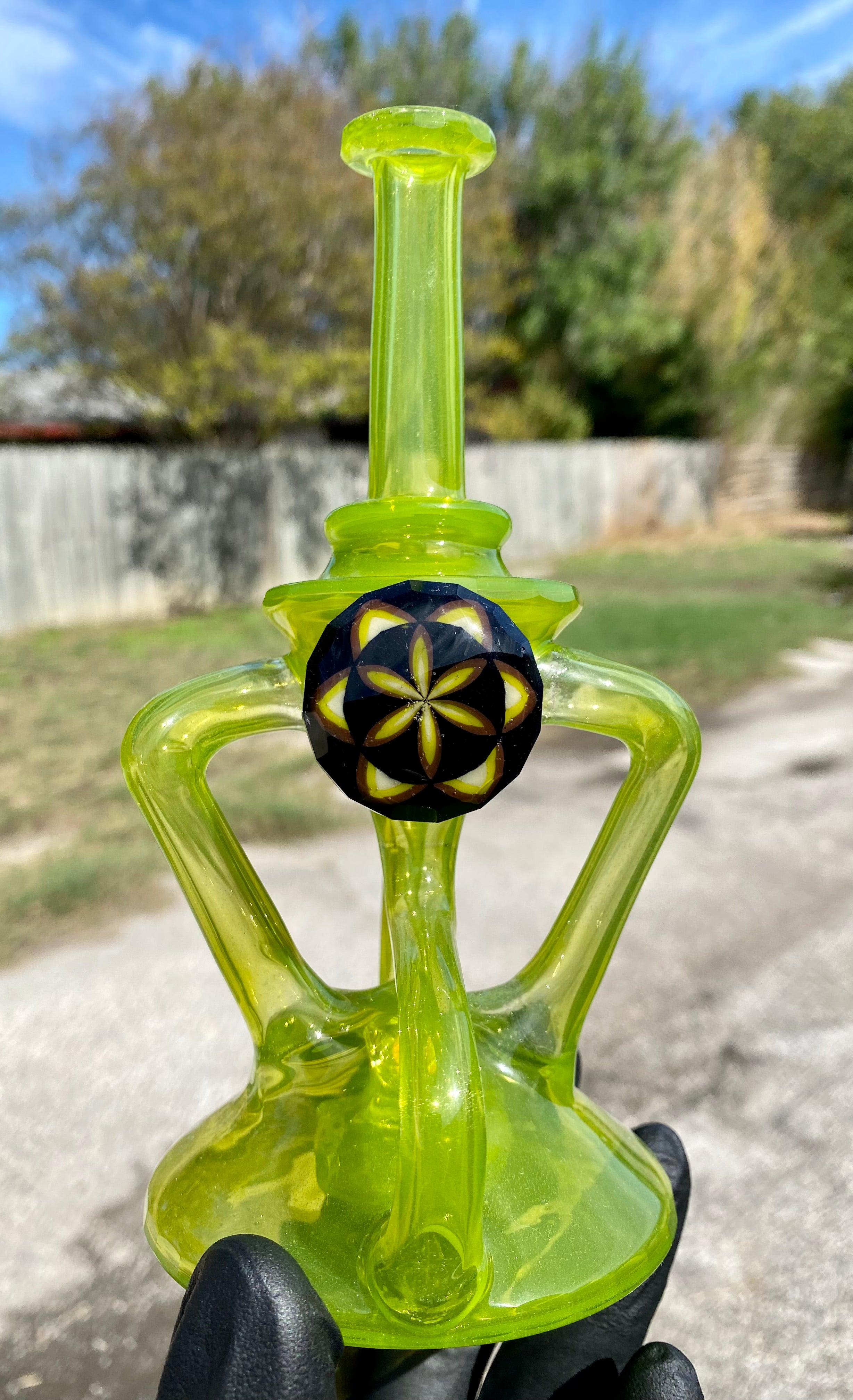 Andrew Warren Glass Recycler - Lime Drop