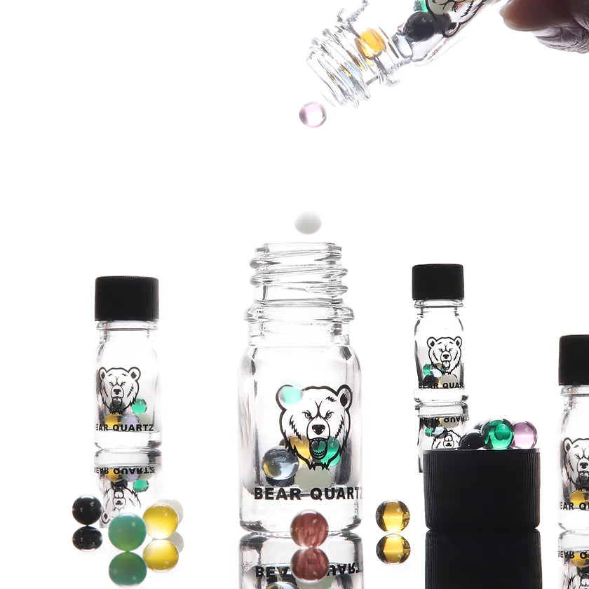 Bear Quartz Pearls - 6mm W/ ISO Jar (Jar of 6 or 12)